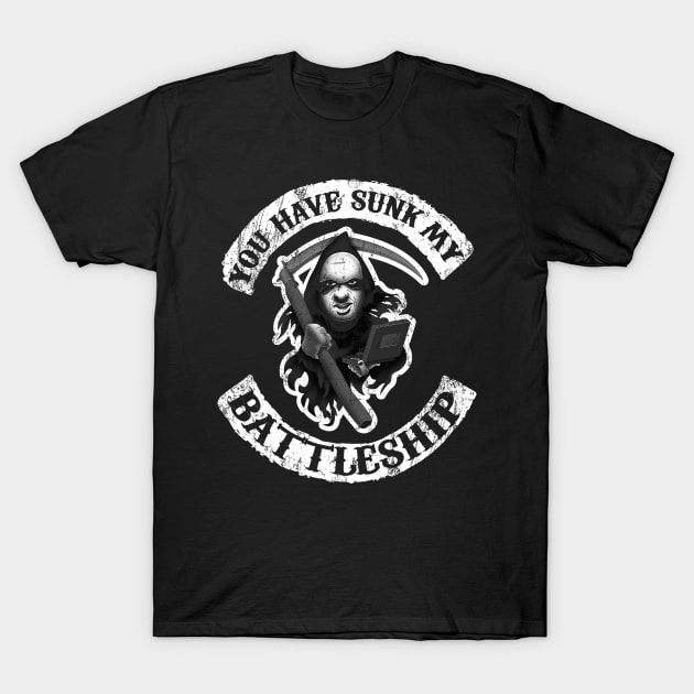 Sunken Battleship T-Shirt by dann